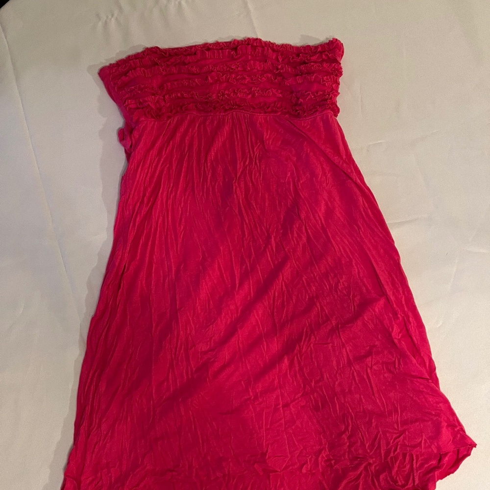 Bathing suit Cover-up:  Hot Pink - Size S/M